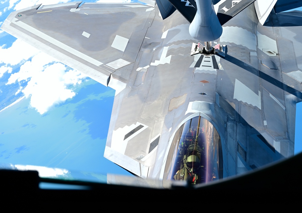 KC-135 provides aerial refueling during Sentry Savannah 2024