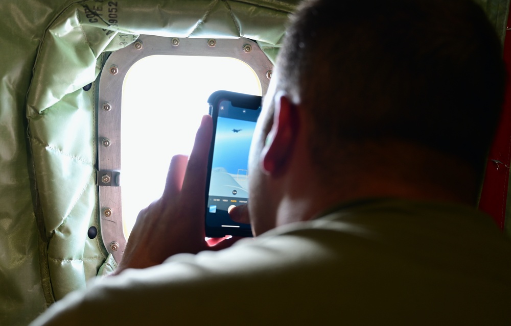 KC-135 incentive flight During Sentry Savannah 2024