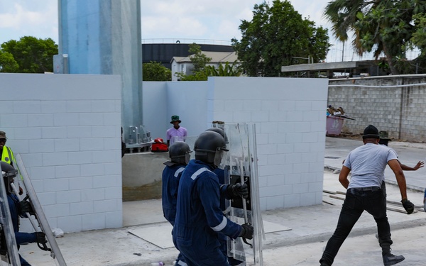TRADEWINDS 24 participants conduct full mission profile with active shooter and public order scenarios