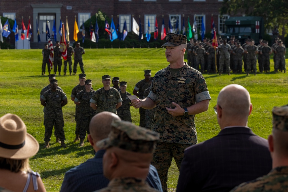 2nd Medical Battalion Change of Command Ceremony