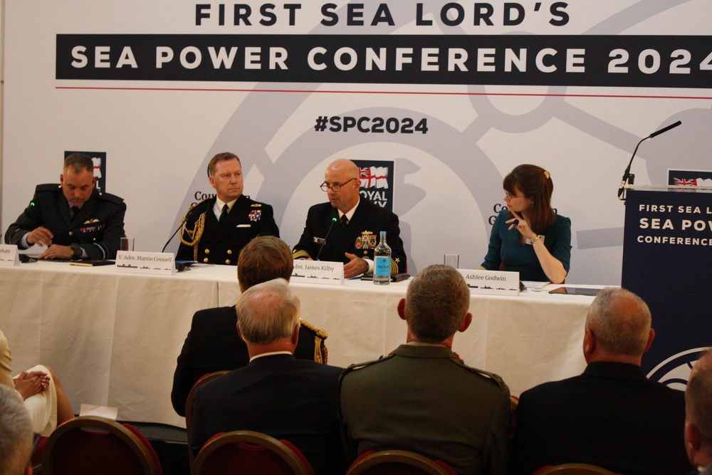 Vice Chief of Naval Operations Speaks at First Sea Lord's Sea Power Conference 2024