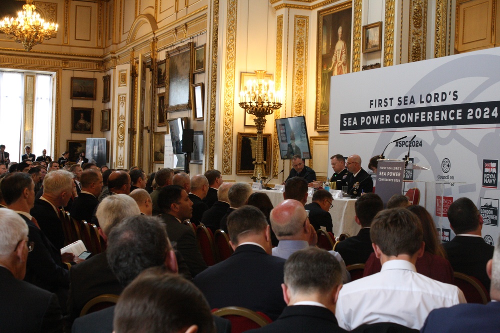 Vice Chief of Naval Operations Speaks at First Sea Lord's Sea Power Conference 2024