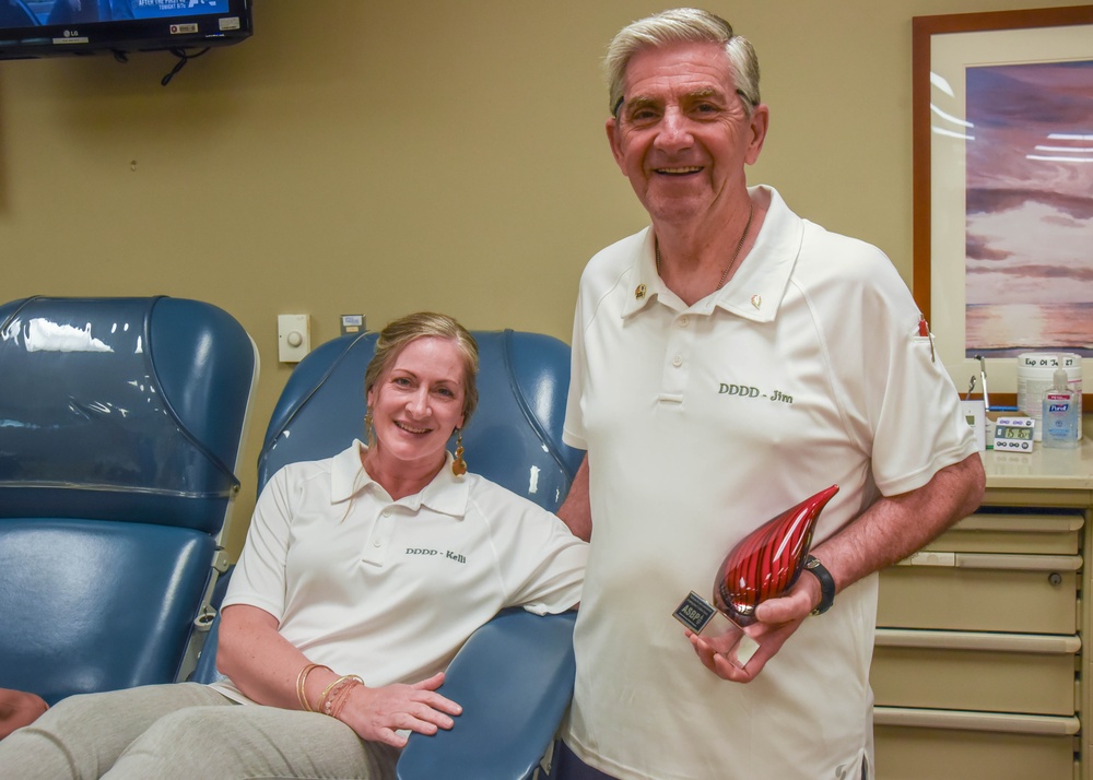 Jim Coyle Honored for Longstanding Blood Donation Commitment