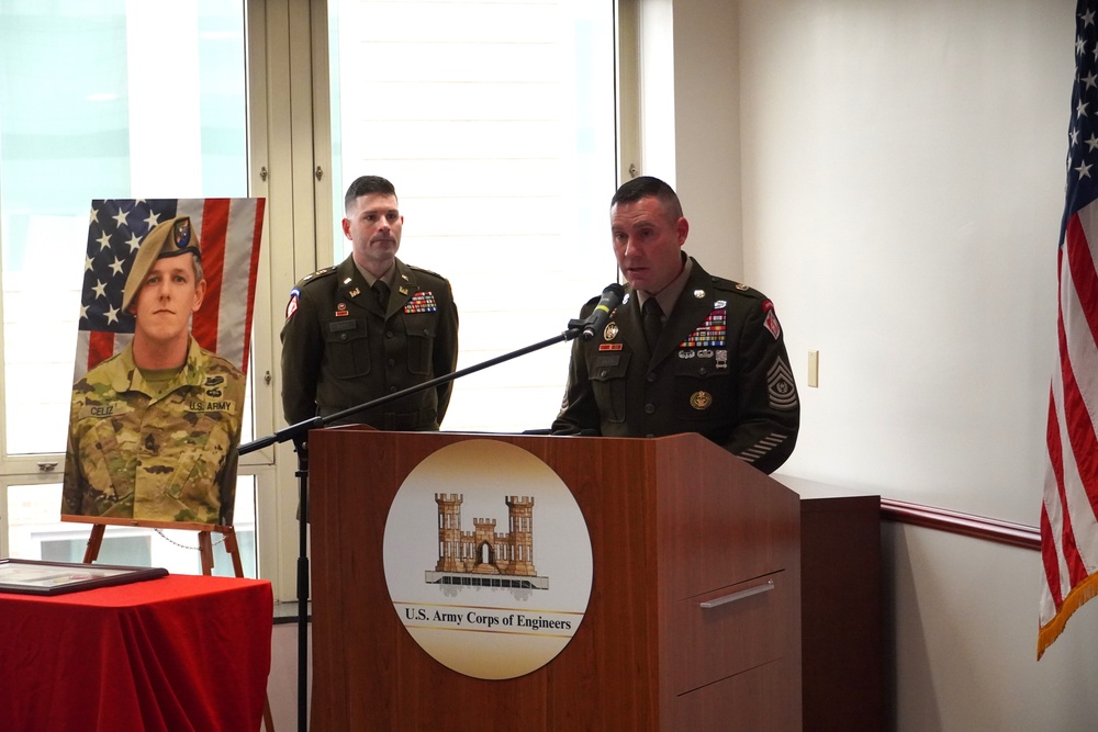 Sgt. 1st Class Christopher A. Celiz Ceremony