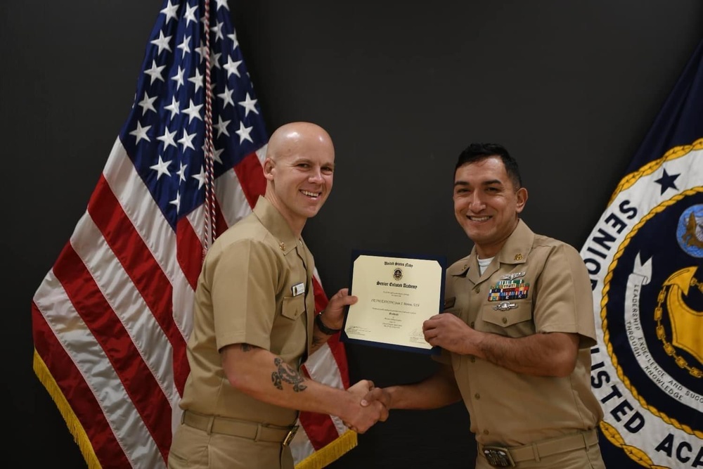 Senior Enlisted Academy graduate: ITC Jesse Moreno