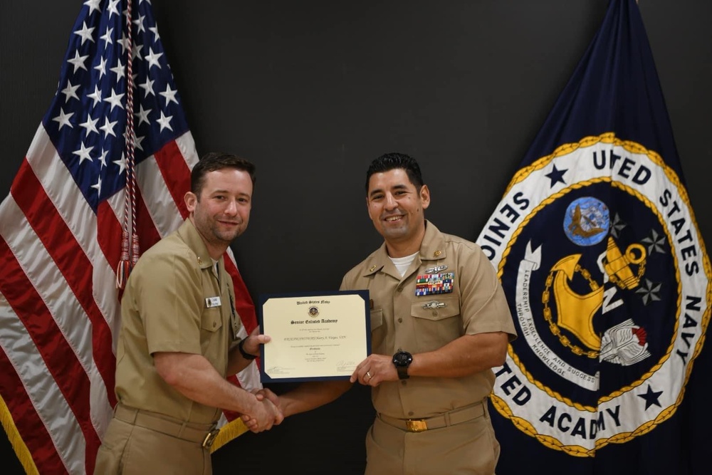 Senior Enlisted Academy graduate: ETC Harry Vargas