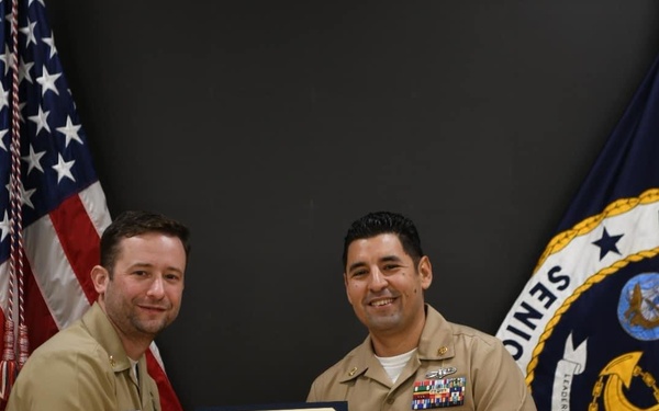 Senior Enlisted Academy graduate: ETC Harry Vargas