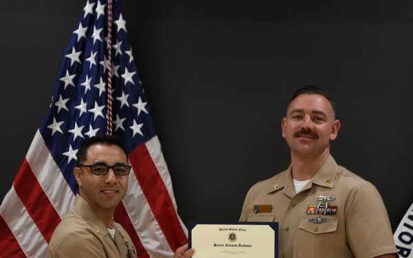 Senior Enlisted Academy graduate: LNC Matt Gammon