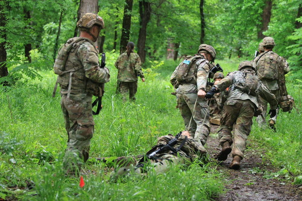 Redlegs compete in medical proficiency test