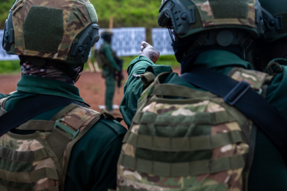 Ivorian SOF at the Range