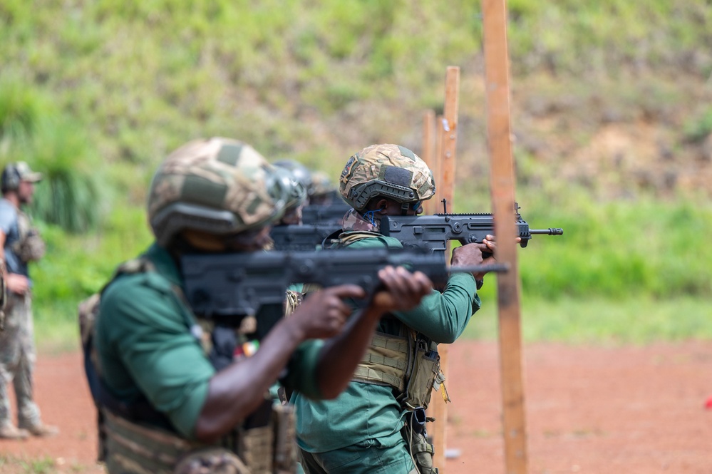 Ivorian SOF at the Range