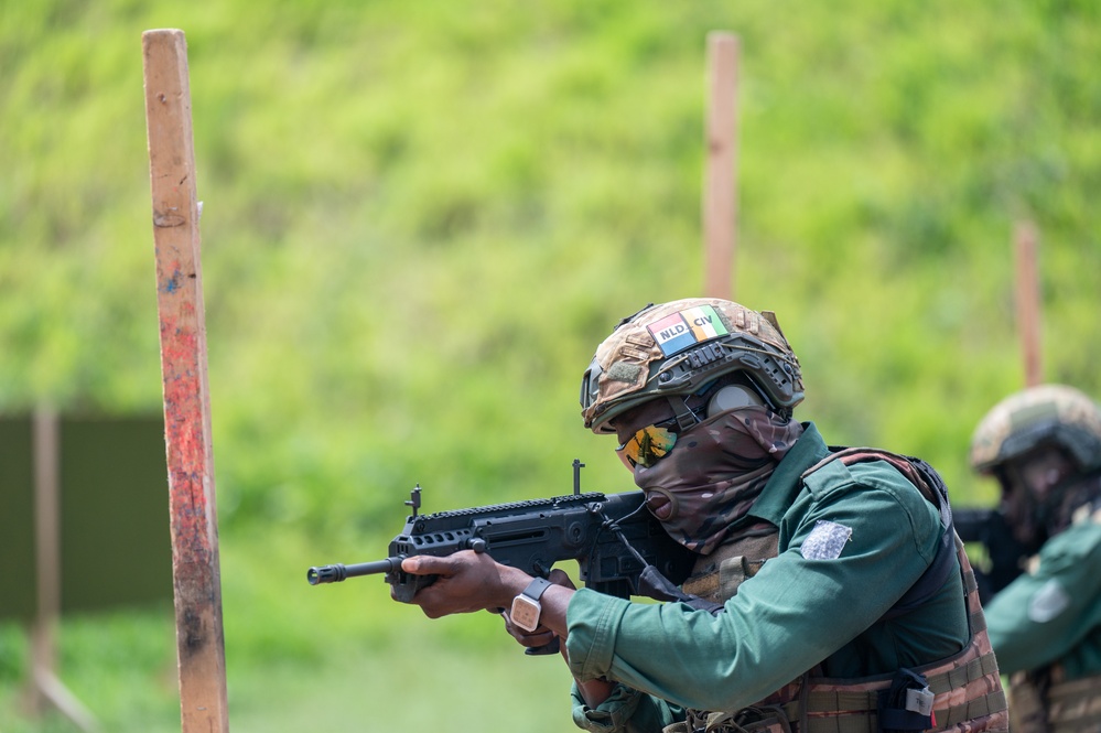 Ivorian SOF at the Range