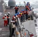 USS Ralph Johnson Conducts Replenishment at Sea.
