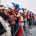 USS Ralph Johnson Conducts Replenishment at Sea.