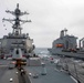 USS Ralph Johnson Conducts Replenishment at Sea.