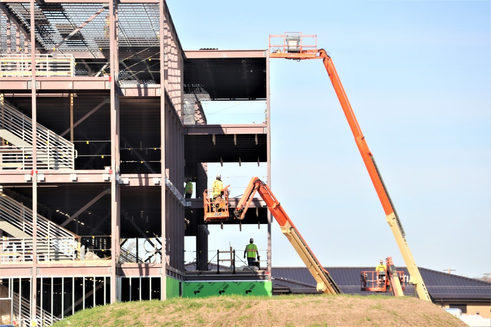 May 2024 barracks construction operations at Fort McCoy