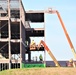 May 2024 barracks construction operations at Fort McCoy