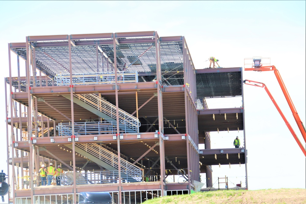 May 2024 barracks construction operations at Fort McCoy