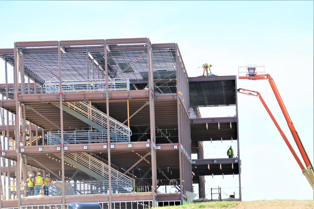 May 2024 barracks construction operations at Fort McCoy