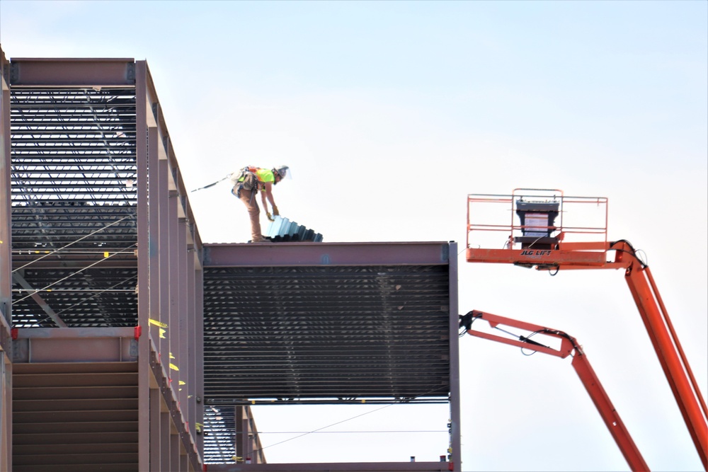 May 2024 barracks construction operations at Fort McCoy