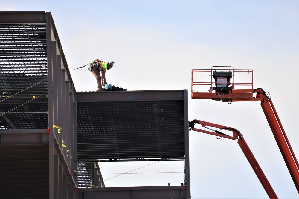 May 2024 barracks construction operations at Fort McCoy