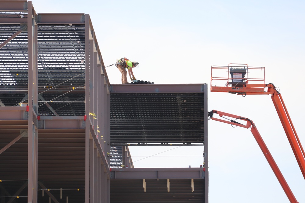 May 2024 barracks construction operations at Fort McCoy