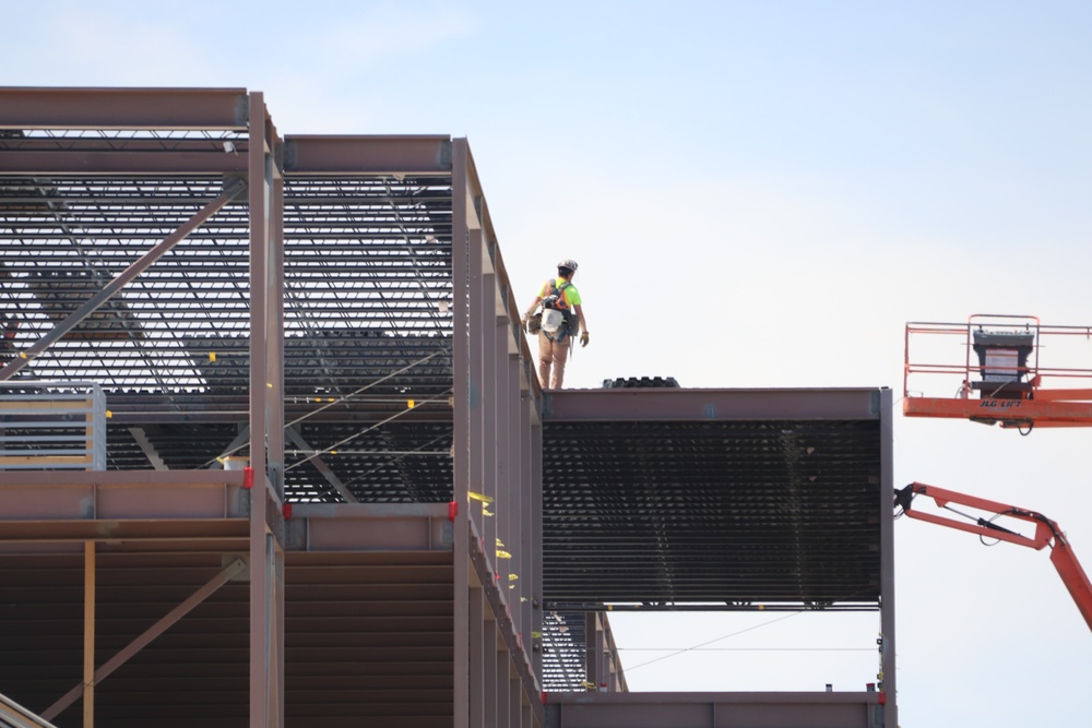 May 2024 barracks construction operations at Fort McCoy