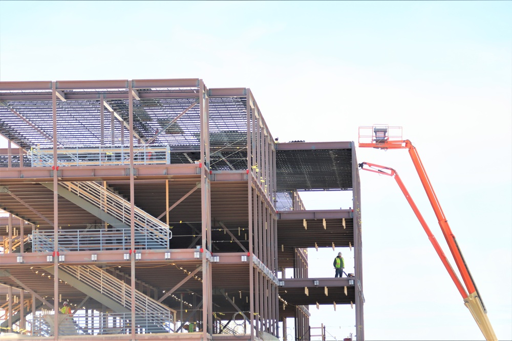 May 2024 barracks construction operations at Fort McCoy