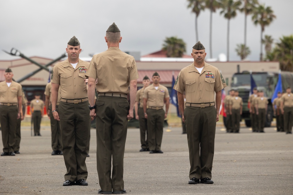 11th Marine Expeditionary Unit Relief and Appointment Ceremony