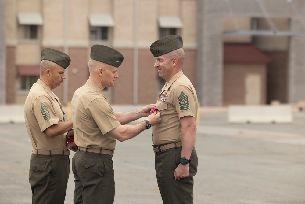 Sgt. Maj. Travis L. DeBarr Retirement Ceremony