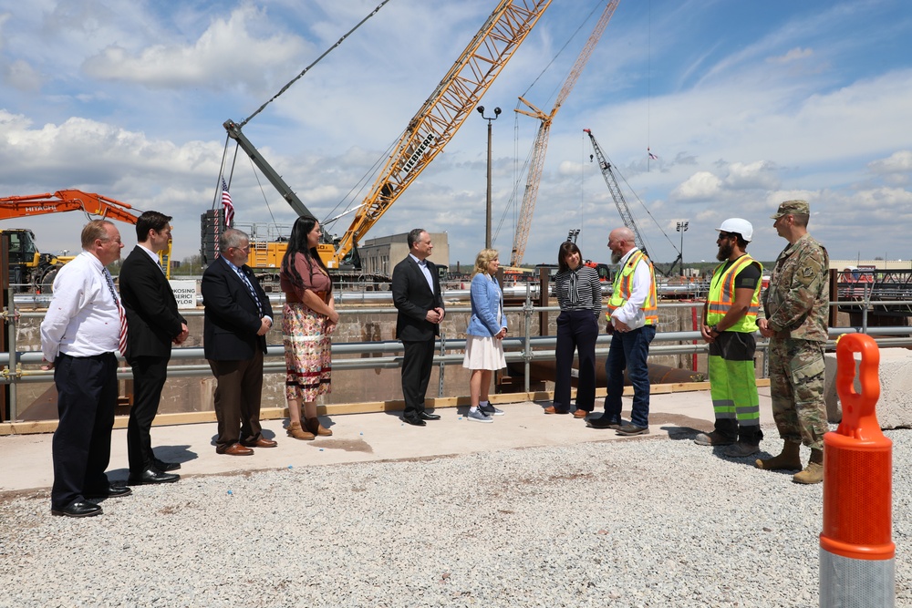 First Lady Dr. Jill Biden visits the Soo Locks