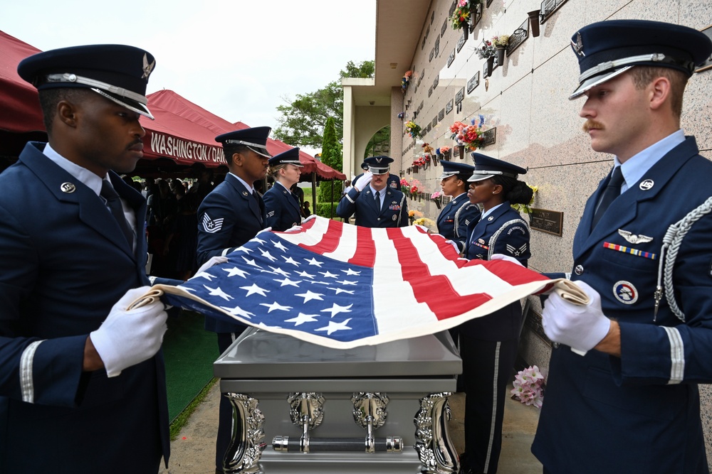 Air Commandos attend SrA Roger Fortson's Celebration of Life and Interment