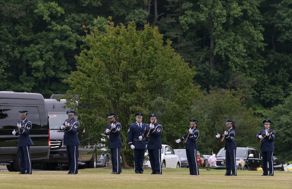 Air Commandos attend SrA Roger Fortson's Celebration of Life and Interment