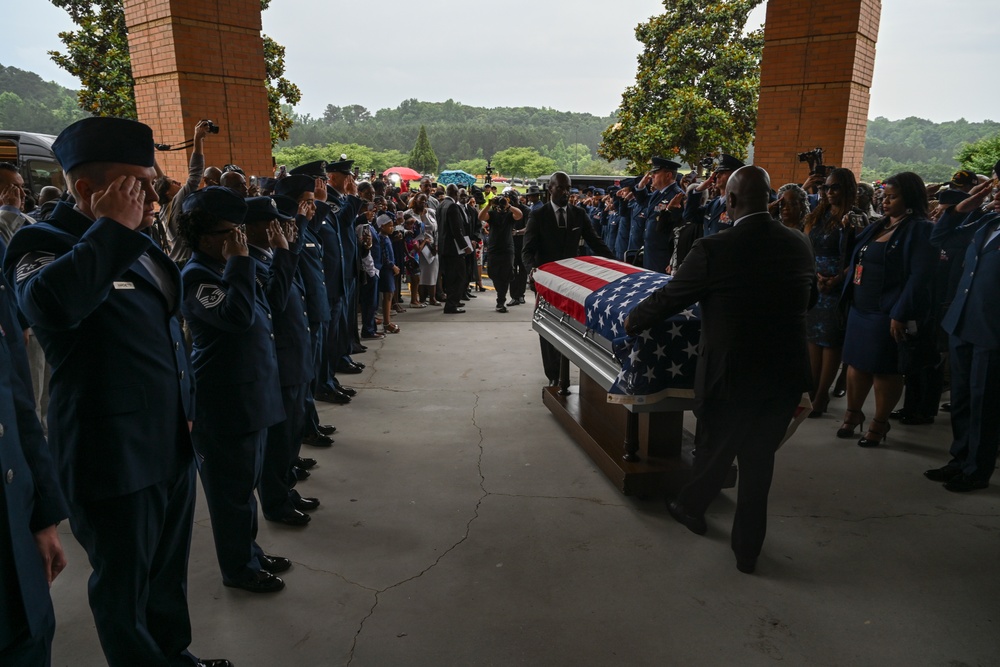 Air Commandos attend SrA Roger Fortson's Celebration of Life and Interment