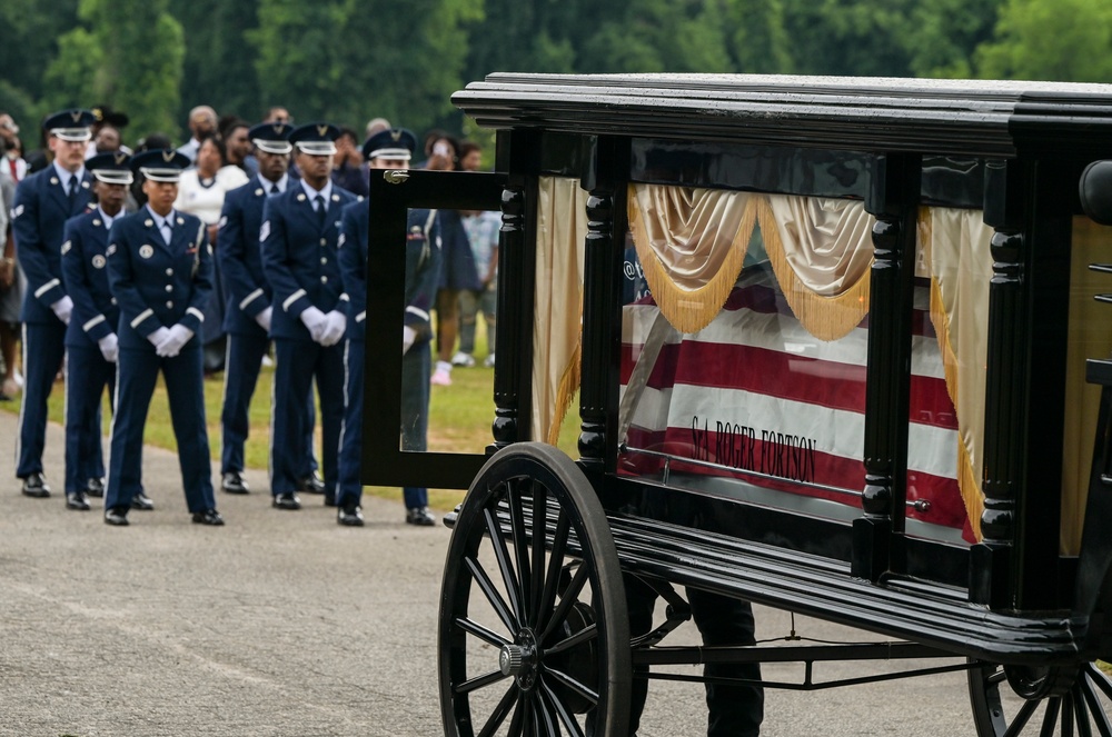 Air Commandos attend SrA Roger Fortson's Celebration of Life and Interment