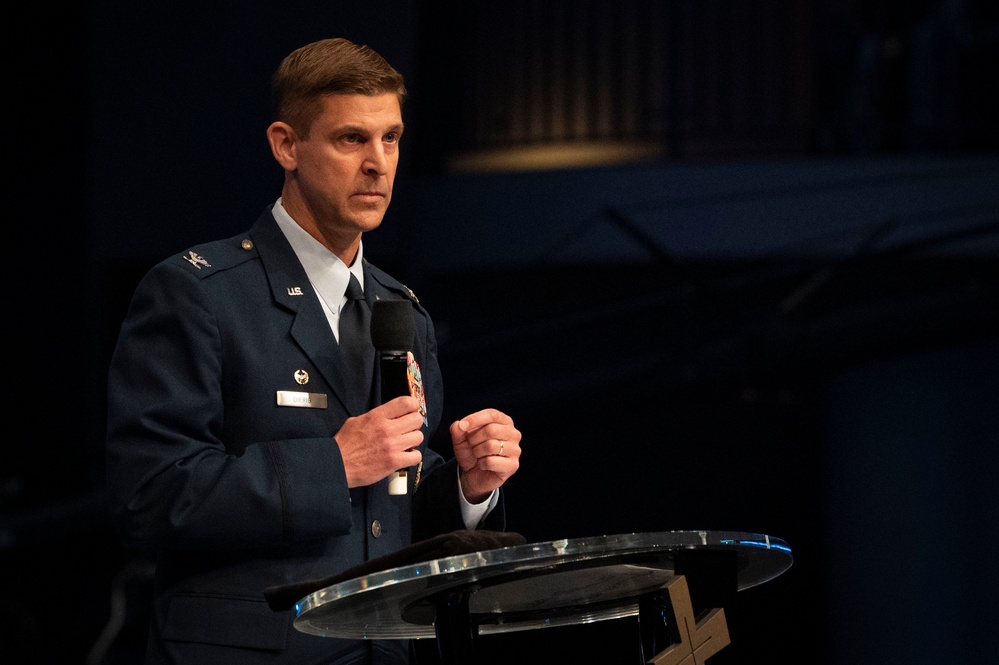 Air Commandos attend the celebration of life and interment for Senior Airman Roger Fortson