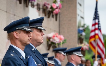 Air Commandos attend the celebration of life and interment for Senior Airman Roger Fortson