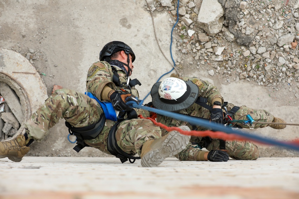 U.S. Airmen, Mongolian rescuers scale new heights at Gobi Wolf 2024