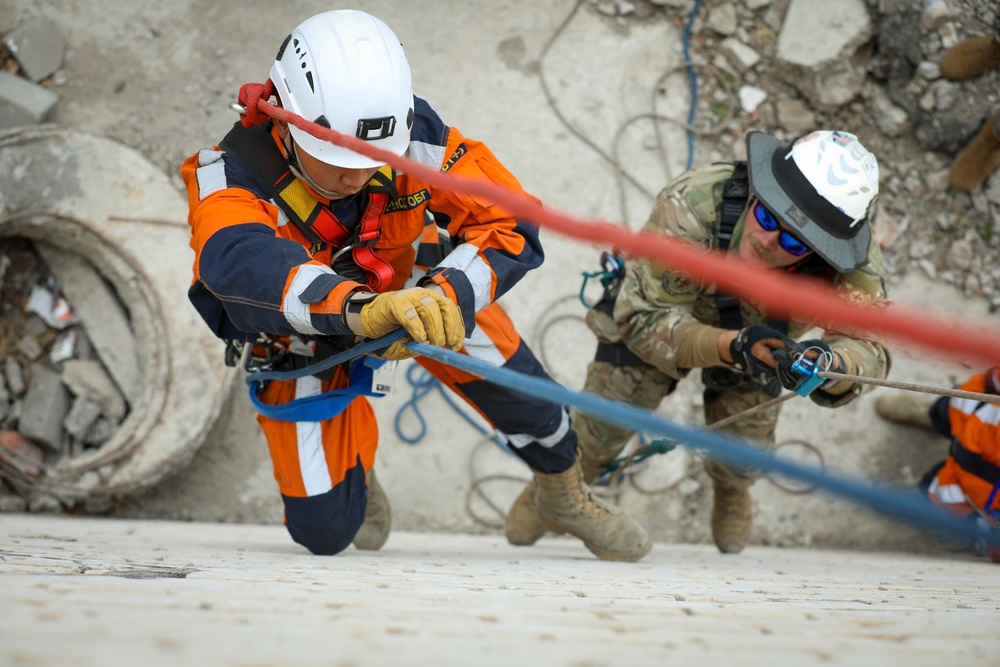 U.S. Airmen, Mongolian rescuers scale new heights at Gobi Wolf 2024