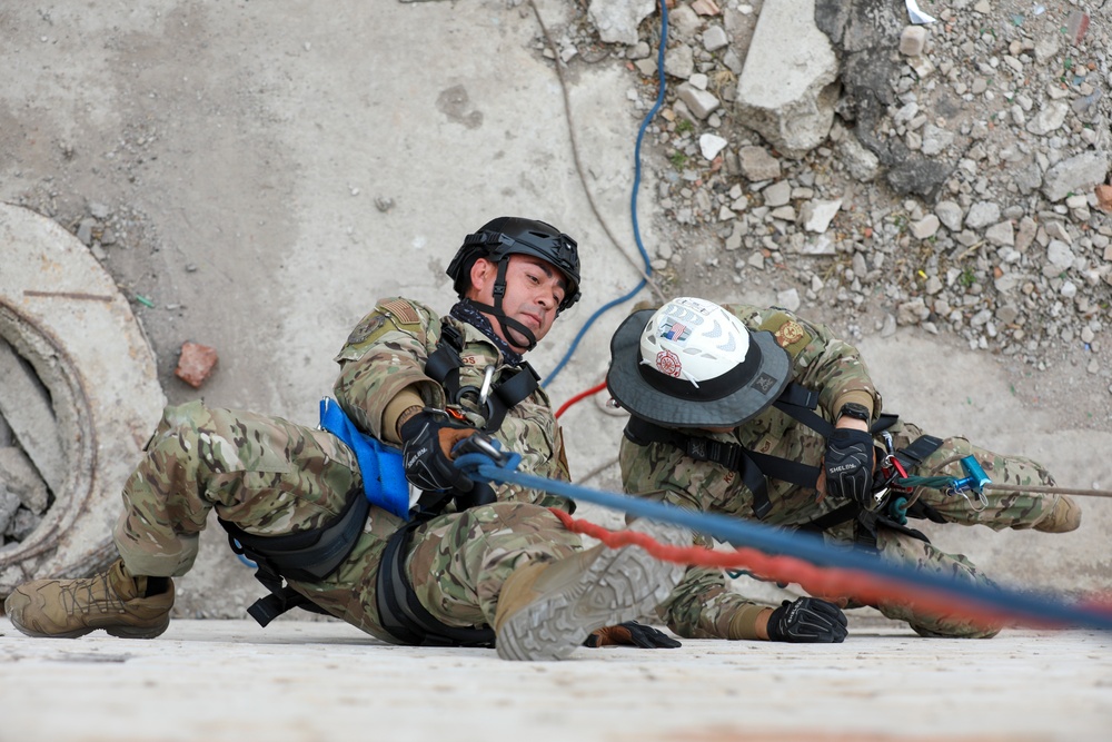 U.S. Airmen, Mongolian rescuers scale new heights at Gobi Wolf 2024