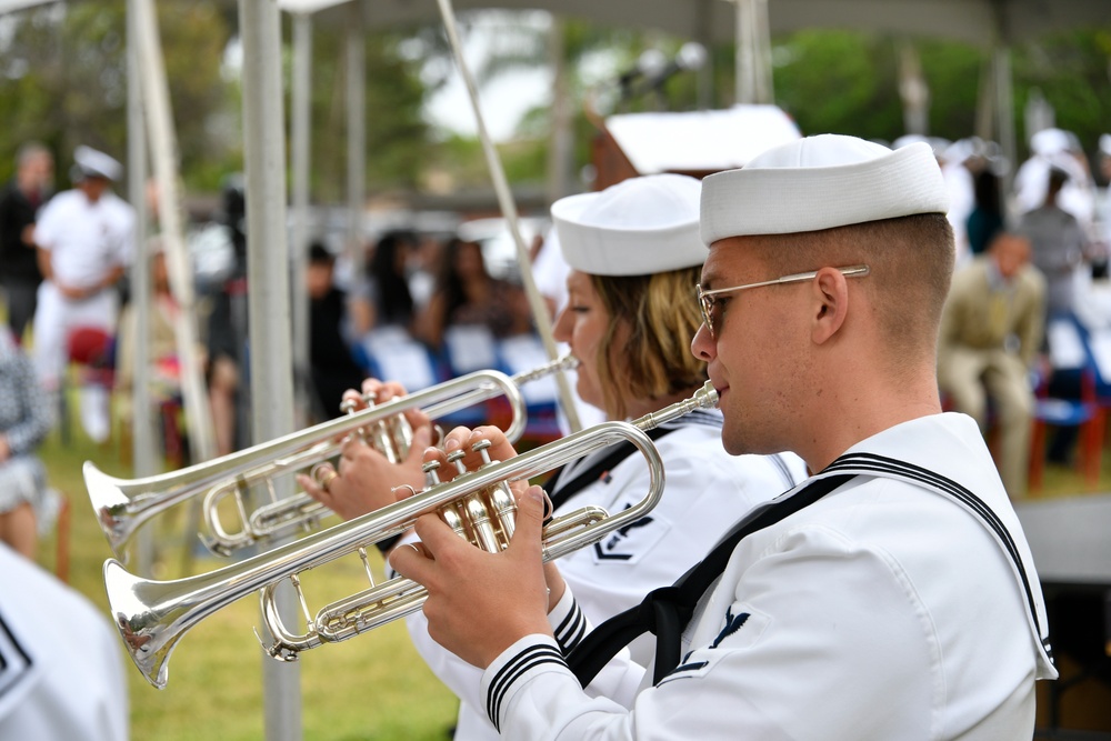 CSFE conducts a time-honored change of command ceremony
