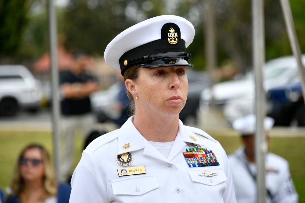 CSFE conducts a time-honored change of command ceremony