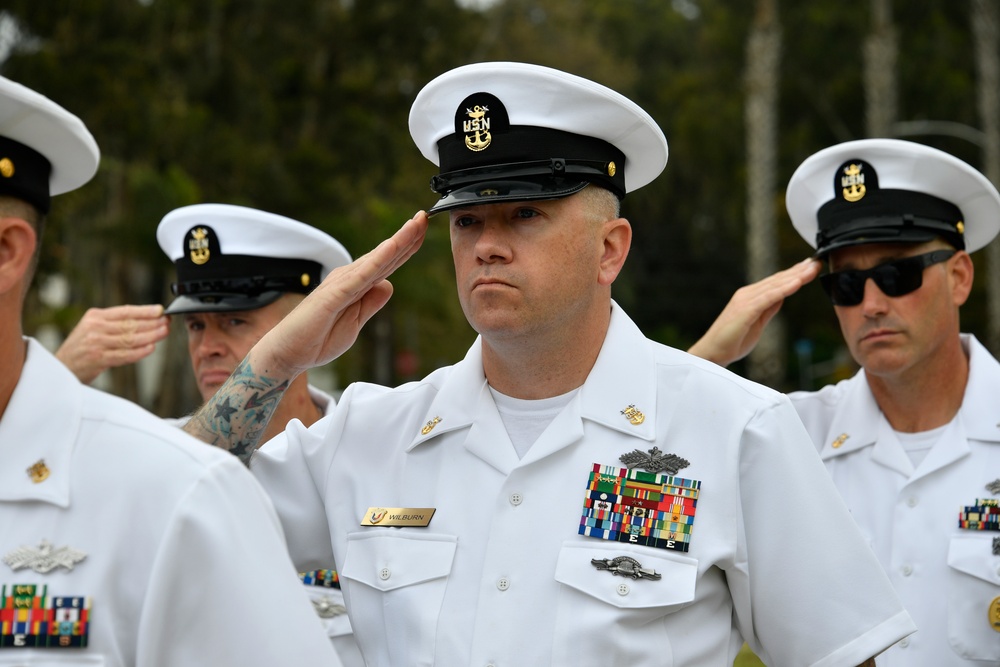 CSFE conducts a time-honored change of command ceremony
