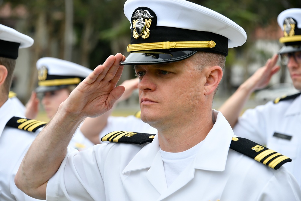 CSFE conducts a time-honored change of command ceremony