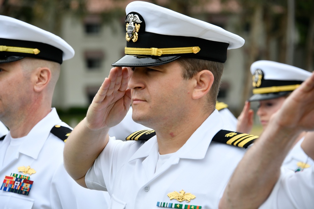 CSFE conducts a time-honored change of command ceremony
