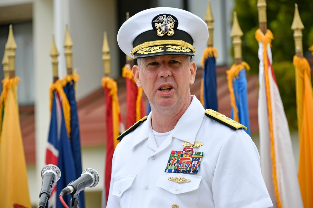 CSFE conducts a time-honored change of command ceremony