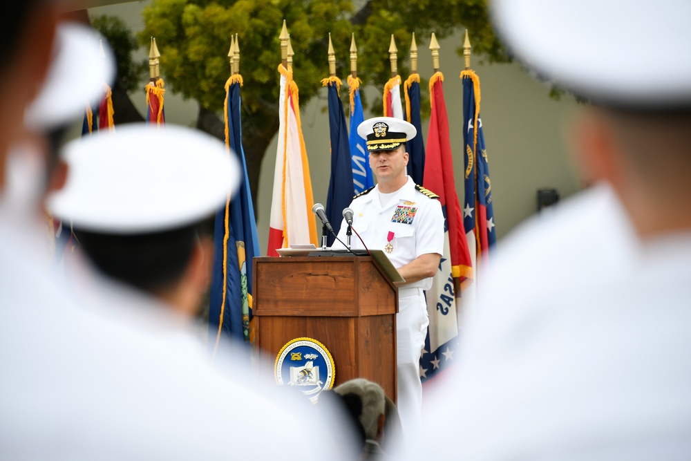 CSFE conducts a time-honored change of command ceremony