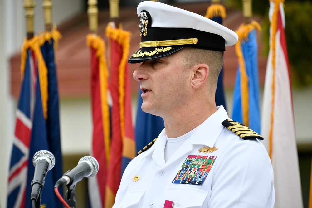 CSFE conducts a time-honored change of command ceremony