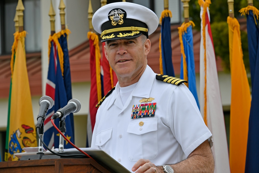 CSFE conducts a time-honored change of command ceremony