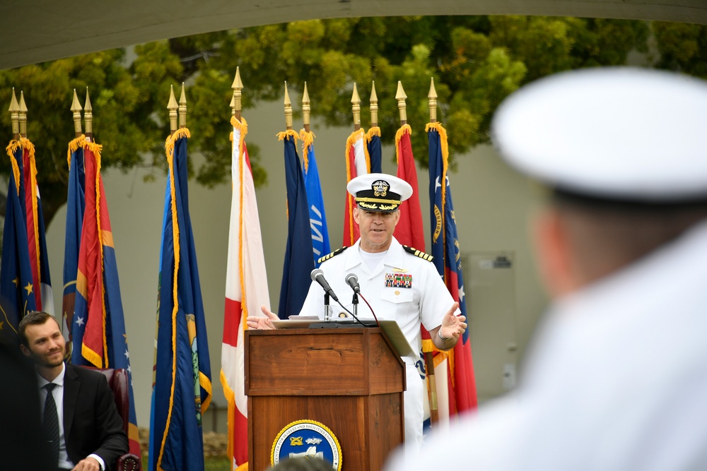 CSFE conducts a time-honored change of command ceremony
